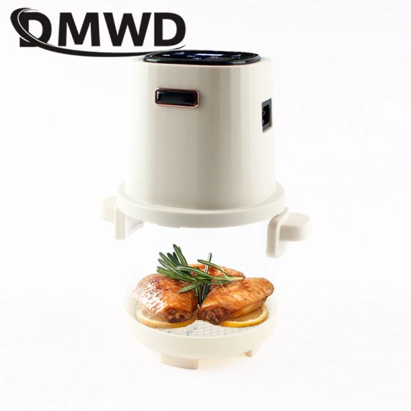 Fryers Mini Portable Huile Free Health Electric Electric Fryer Cuideur Visual LED TOOTER POULEUR FRYIN