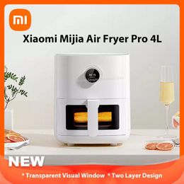 Friteuse Xiaomi Mijia Air Frytownica Pro 4 Litrowa Bezolejowa 220V Mi Elektryczna Frytownica Powietrza Z Grillem Dla Domu Kuchnia Inteligen