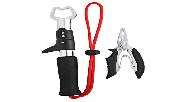 FS 1005 2PCS FISH GRIP NIPPER SNIP Fishing Lure Pincer Scissor Cutter Lipgrip Reposez Hook Tackle Tool Tool Gripper pinces2690606