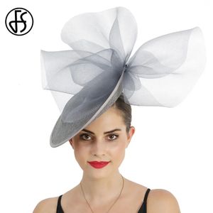 Fs fascinators festival des courses de chevaux Chapeaux pour femmes pilule casquette de mariage église MILLIE MILLIE COCKTAIL TEA TEA PARY Robe Fedoras 240412