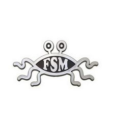 FSM Flying Spaghetti Monster Car Emblem0123456789102517264