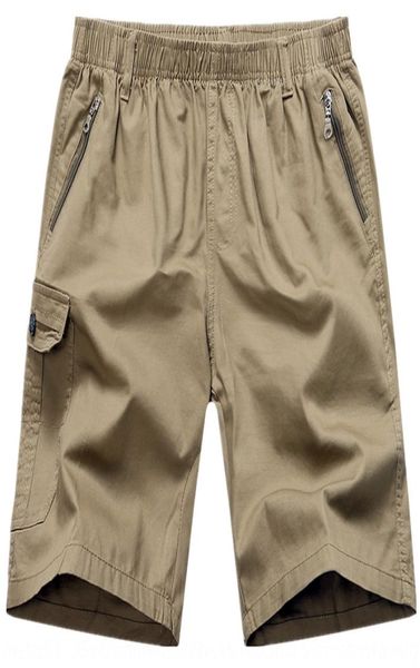 FT9YW Jeep Shield Summer Men039S Anciano grande Padre suelto pantalones cortos de ropa de padre y algodón