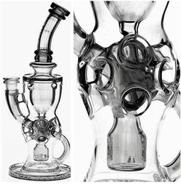 FTK tiktok bong en verre classique Recycler fab oeuf narguilés toro fumer pipe à eau plates-formes pétrolières Matrix perc Klein Torus fumer conduites d'eau joint 14.5mm dab rig