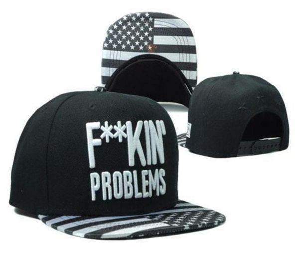 Fuckin Problems usa drapeau bord baseball chapeaux et casquettes gorras os pour hommes snapback sport hip pop casquette top qualité 4370736