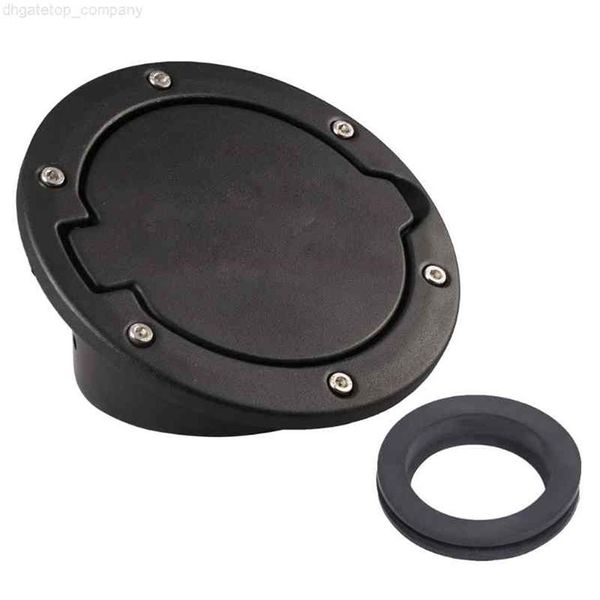 Serrure de porte de remplissage de carburant Couvercle de réservoir de carburant avec icône drapeau américain Compatible avec Jeep-Wrangler 2007--JK Universal232R