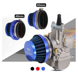 Brandstoffilter 48Mm 60Mm Motorfiets Luchtfilter Voor Dellorto Sha Carb Carburateur 50Cc 70Cc 90Cc 110Cc Atv Crossmotor bromfiets Drop Levering