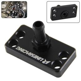 Fuel Rail Adapter w/6mm Tail For Honda Civic D15 D16 B16A B16B Integra B18C K20A Black