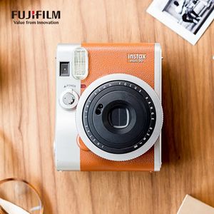 Fujifilm echte originele instax mini 90 films camera instant po 3 kleuren zwart bruin rood 231221