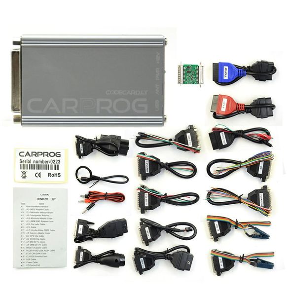 Adaptador completo de 21 artículos para coche Prog V1093 carprog para AirbagRadioDashIMMOECU programador herramienta de reparación de automóviles 4818013