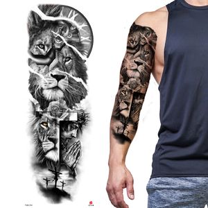 Autocollants de tatouage à bras complet hommes et femmes imperméables Figure bras de fleur autocollants de bras en gros faux tatouage Art corporel