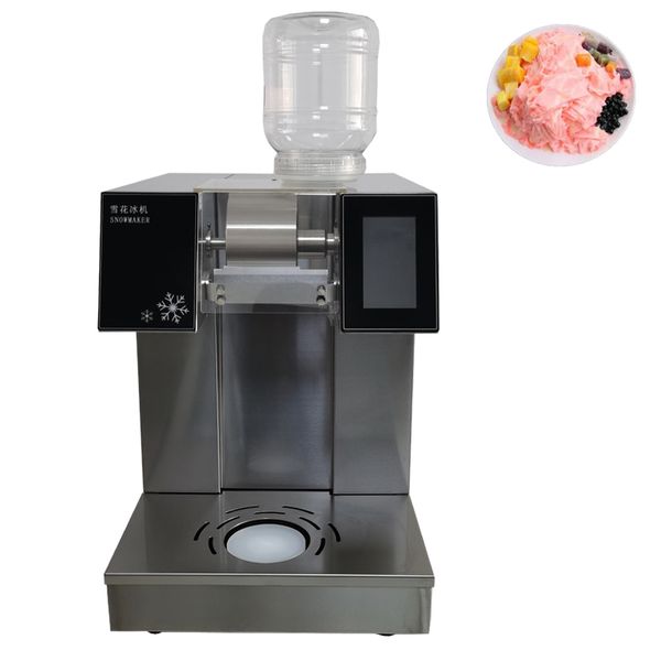 Machine à glace au lait entièrement automatique Machine commerciale de fabrication de glace en flocon de neige Machine coréenne Kakigori Bingsu