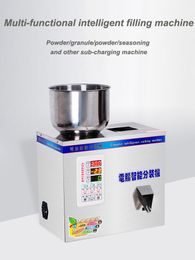 Full-automatische poederverpakkingsmachine Granule Poeder vulmachine 220V Weegapparatuur Medlar Packager Tool voor theebonenzaaddeeltje