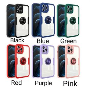 Full-Body Cases Armor Ring Cover Heavy Duty Dual Layer Protection Hybrid 3in1 voor iphone13 12 11 x xr 7 8 Samsunggalaxys21 Moto Xiaomi