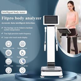 Volledige lichaamsgezondheid Samenstelling Analyzer Apparaat Bio-impedantieanalyse Gewichtscontrole Vetanalysator Bmi-machine