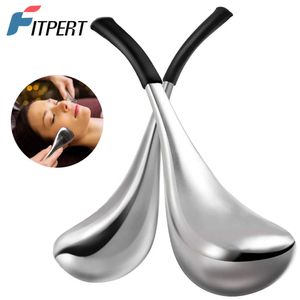 Full Body Massager 1 paar ijsbollen Huidverzorgingshulpmiddelen voor gezicht Ogen Roestvrij staal Gezichtsschoonheid Cryo Sticks voor mannen Vrouwen Koeling Spa Globes 231220