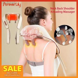 Full Body Massager 5d Neck Schouder Kneed Massager Shawl Trapezius Diepe weefsel Massager Back Neck Schouders Taille benen Beste geschenken voor vrouwelijke mannen 240407