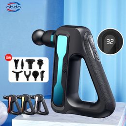 Full Body Massager Abdo Electric Massage Gun 32 Level Fascia Deep Tissue Nek Rug Spier Sport Ontspanning Pijnbestrijding Oefening 230807