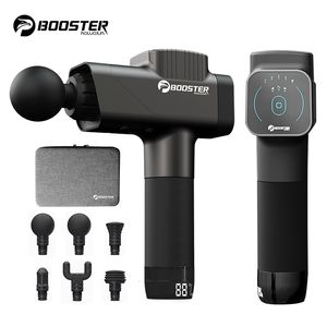 Volledige lichaamsmassager Booster M2C Massage Gun Smart Deep Tissue Relaxation Professional Percussion Spier Fascia Gun Handheld Elektrische lichaam Massager 230223