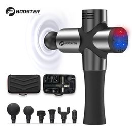 Masajeador de cuerpo completo BOOSTER Pro 3 Pistola de masaje de tejido profundo Estimulador muscular Terapia de relajación fascial Bajo ruido para dar forma a Fintness 230214