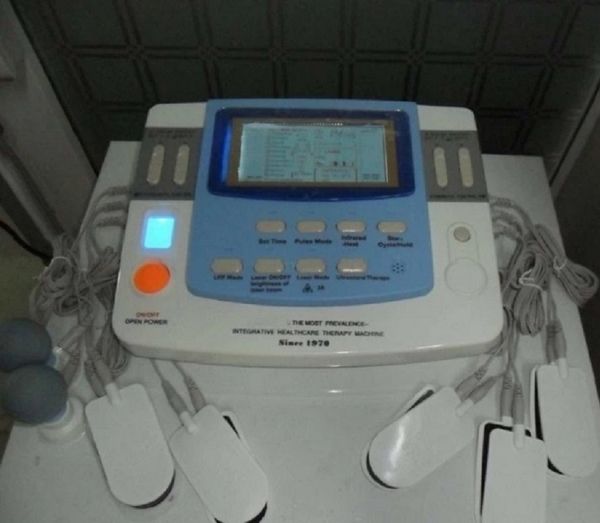 Masajeador de cuerpo completo Combinación Ultrasonido Decenas Acupuntura Máquina de fisioterapia láser EA-VF29 Equipo médico ultrasónico FASTShipping