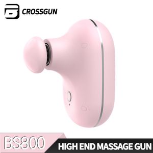 Masajeador de cuerpo completo CROSGUN Cute Mini pistola de masaje cuerpo portátil eléctrico para relajación muscular profunda en cuello espalda piernas hombros pequeño masajeador 230506