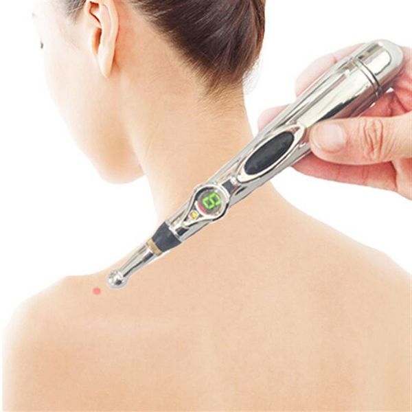 Masseur complet du corps Moniteur de soins de santé Méridiens électriques Laser Acupuncture Aimant Instrument de thérapie Guérison Massage Méridien Energy186V