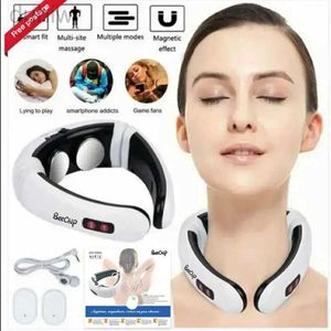 Volledige lichaamsmassager Home Cervical Spine Massager Nek Schouder Massager Multifunctionele U-vorm Draagbare sterkte Spine Instrument 240407