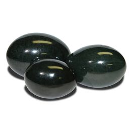 Ganzkörper-Massagegerät Jade Yoni-Ei aus 3 Stück Nephrit-Jade-Eiern für Frauen, Kegel-Übung für Beckenboden, Stein-Jade-Massagegerät 231128