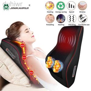 Masajeador de cuerpo completo jinkairui más nuevo 3 en 1 almohada de masaje para el automóvil para el duelo del cuello de la espalda de la cintura de la cintura del cuerpo de la cintura portátil mejor alivio de regalo Dolor 240407