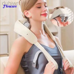 Masseur complet du corps Jyoucare le masseur du corps à épaule électrique pétrisseur Shiatsu Châle cervical Back Wireless Chauffage Massageador Fatigue Relief 240407