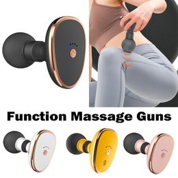 Volledige lichaamsmassager Massage Gun Mini Pocket Massager Deep Spier Vibratie Verlichting Pijn Relax Fitness Therapie voor lichaamsmassage ontspanning Guns 230310