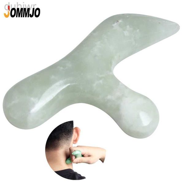 Masseur corporel complet Natural Jade Foot Massageur Acupuncture Trigger Point Massage Foot Care Thérapeutique Relief Tool pour le bas du cou Back Cou