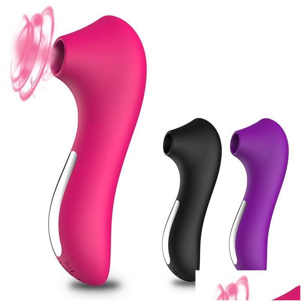 Masseur complet du corps Sucker Clitoris Powerf Vibromasseur Femelle Clit Mamelon Oral Stimulateur Sous Vide Masr Jouets Adts Marchandises Pour Drop Deliv Dhxl3