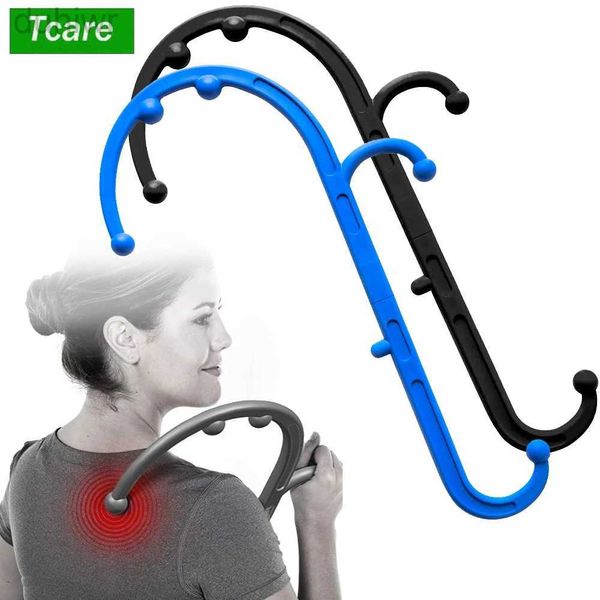 Masajeador de cuerpo completo tcare back cuello y masajeador de pie para punto de gatillo fibromialgia alivio del dolor y auto masaje de masaje terapia de caña de caña 240407