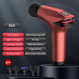 Full Body Massager Upgrade Deep Tissue Percussie Massage Gun Herstel en verlichten van spierpijn Stilte Handheld Ontspanning Elektrische stimulator 231120