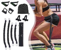 Bandas de resistencia de todo el cuerpo entrenador Sports Fitness Wisting Leg Wouncing Training Gym Stretching Kit C55K 7322584