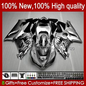 Volledige bodys voor Kawasaki Ninja ZX 6R 600CC 6 R ZX636 ZX600C ZX6R 05 06 Carrosserie 7NO.85 ZX 636 ZX-600 ZX-636 600 CC 05-06 ZX600 ZX-6R 2005 2006 OEM-FUNLINGS KIT SILDY BLK