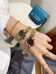 Montre-bracelet de marque complète pour femmes, diamant, Style de styliste, luxe avec Logo, bracelet en acier et métal, horloge à Quartz RD 20