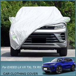 Cubierta completa para coche, cubierta protectora impermeable para lluvia, escarcha, nieve, polvo, para EXEED LX RX TX TXL VX 2019, accesorios externos para automóviles