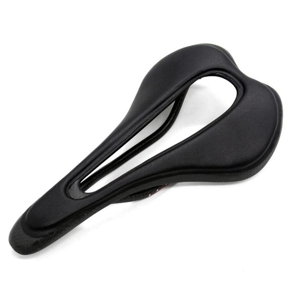 Fibra de carbono completa PU Cuero Saddle Ultralight Iatlia Saddle Superflow Mtb Road Race Bicycle Saddle Bike Asiento de montaña Bike7458045