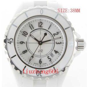 Relojes de pulsera de cristal de zafiro de calidad cerámica completa, reloj de cuarzo con movimiento para mujer, bisel negro, moda para mujer, 12 relojes grandes para mujer 2783