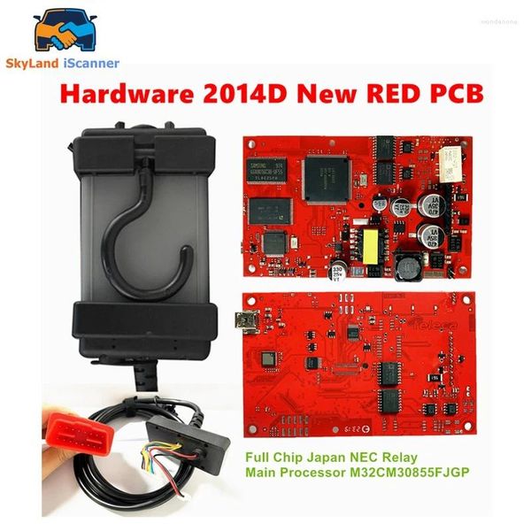 Chips complètes M32C 2024A jusqu'en 2024 outil de diagnostic automobile EWD Pro 2014d avec la mise à niveau de PCB rouge prend en charge plusieurs langues Scanner OBD2