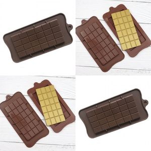 Moule à chocolat en morceaux complets Résine époxy Silicone Grand bloc 24 pièces Moule de cuisson Sucre Chocolats Biscuit Moules à glace Nouvelle arrivée 2 1db L2