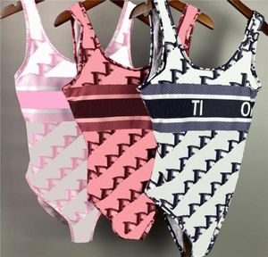 Full Classic Letter Swearwear Novelty Bikini Bikini Beach Sexy Bathing Fime Femme Triangle One-Piece Party Swimming Swimmings2041471