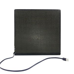 Color a todo color 64 * 64 Pixel WiFi Programable RGB Flexible Impermeable LED Módulo LED Matrix Panel de señalización para DIY Camiseta Módulos de mochila