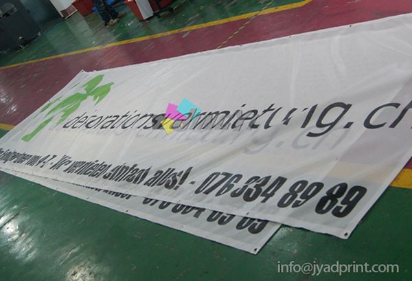 Bannière polychrome de maille de vinyle de PVC de la publicité, impression de bannière de clôture