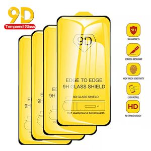 Volledige hoes 9D Tempered Glass Screen Protector voor Samsung Galaxy S21 S22 plus S23 Fe A25 A04 A04E A04S A14 A24 A34 A54 A13 A23 A33 A53 A73 A73 A12 A22 A32 A42 A42 A52 A72 A03S