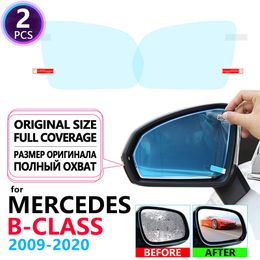 Couverture complète du film anti-brouillard rétrécissement des rétroviseur étanche pour la Mercedes Benz B-Classe W245 W246 W247 B-Klasse B160 B180 B200