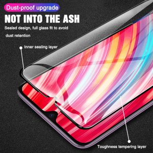 Verre de couverture complète pour Xiaomi Redmi Remarque 11 Pro 5G Protecteur d'écran Redmi 10x 10c 10a 10 T 11S 11T 9S 8 9 4G 9C 9T 9A