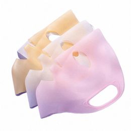 Volledige Cover Masker Voor Gezicht 3D Ontwerp Lift Bevorderen Masker Absorpti Silice Gezichtsverzorging Anti Rimpel Verstevigende Cover Gereedschap Y4RG #